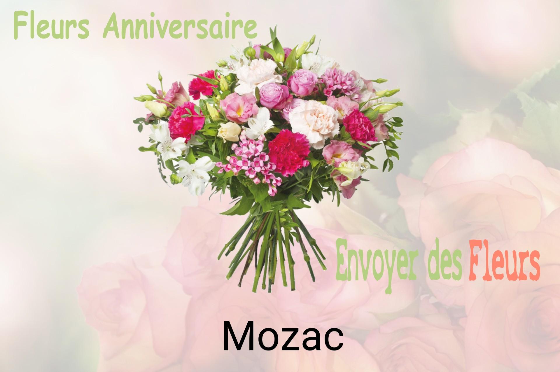 Bouquet de fleurs d’anniversaire livré à Mozac